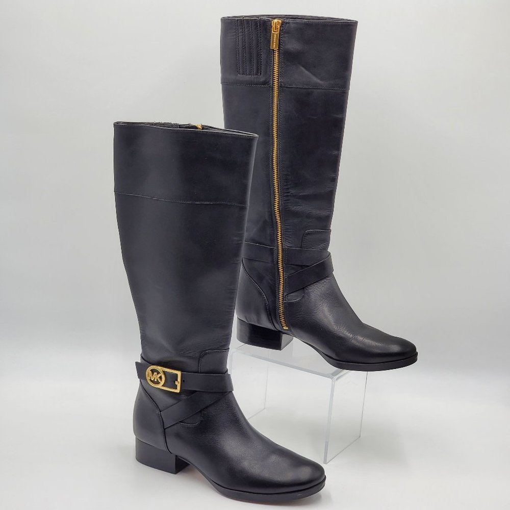 MICHAEL Michael Kors Tall Leather Riding Boots - Picture 10 of 16